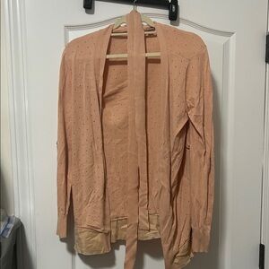 LC Lauren Conrad Peach Cardigan
